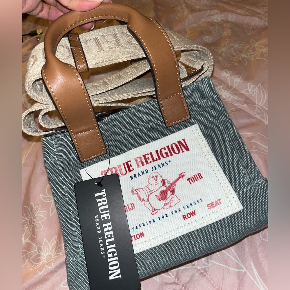 True Religion MINI LOGO TOTE BAG